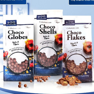 Ngũ cốc hữu cơ socola Sottolestelle Organic Choco Cereals 275g