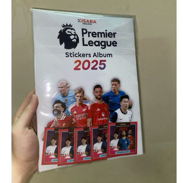 Gói Khởi động Bộ sưu tập hình dán sticker Ngoại hạng Anh EPL 2025 từ Kisara