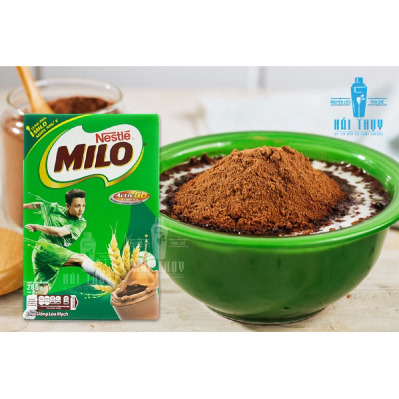 Bột pha sẵn Milo Nestle 22gr ,Bột thức uống lúa mạch Milo Active Go - dây 10 gói