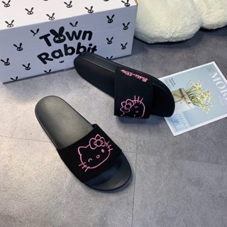 Dép HELLO KITTY cute quai ngang thêu nổi cute cho nữ đế cao 2.5cm / Bảo Hành 1 NĂM KTMLB01