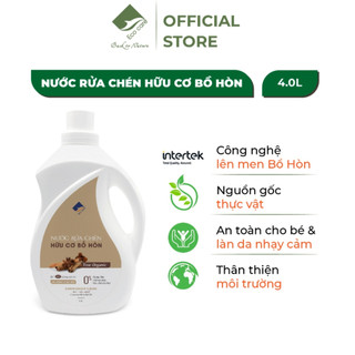 Nước Rửa Chén Hữu cơ Bồ Hòn 4L ECOCARE Hương Quế Bảo Vệ Da Tay An Toàn Cho Bé 