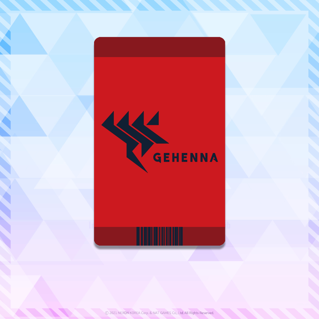 Thẻ Học Sinh Gehenna - Blue Archive