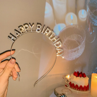 Cài tóc băng đô bờm  SINH NHẬT Happy Birthday nhiều mẫu  Cài Tóc Chữ HAPPY BIRTHDAY, Bờm Tóc Sinh Nhật Đính Đá