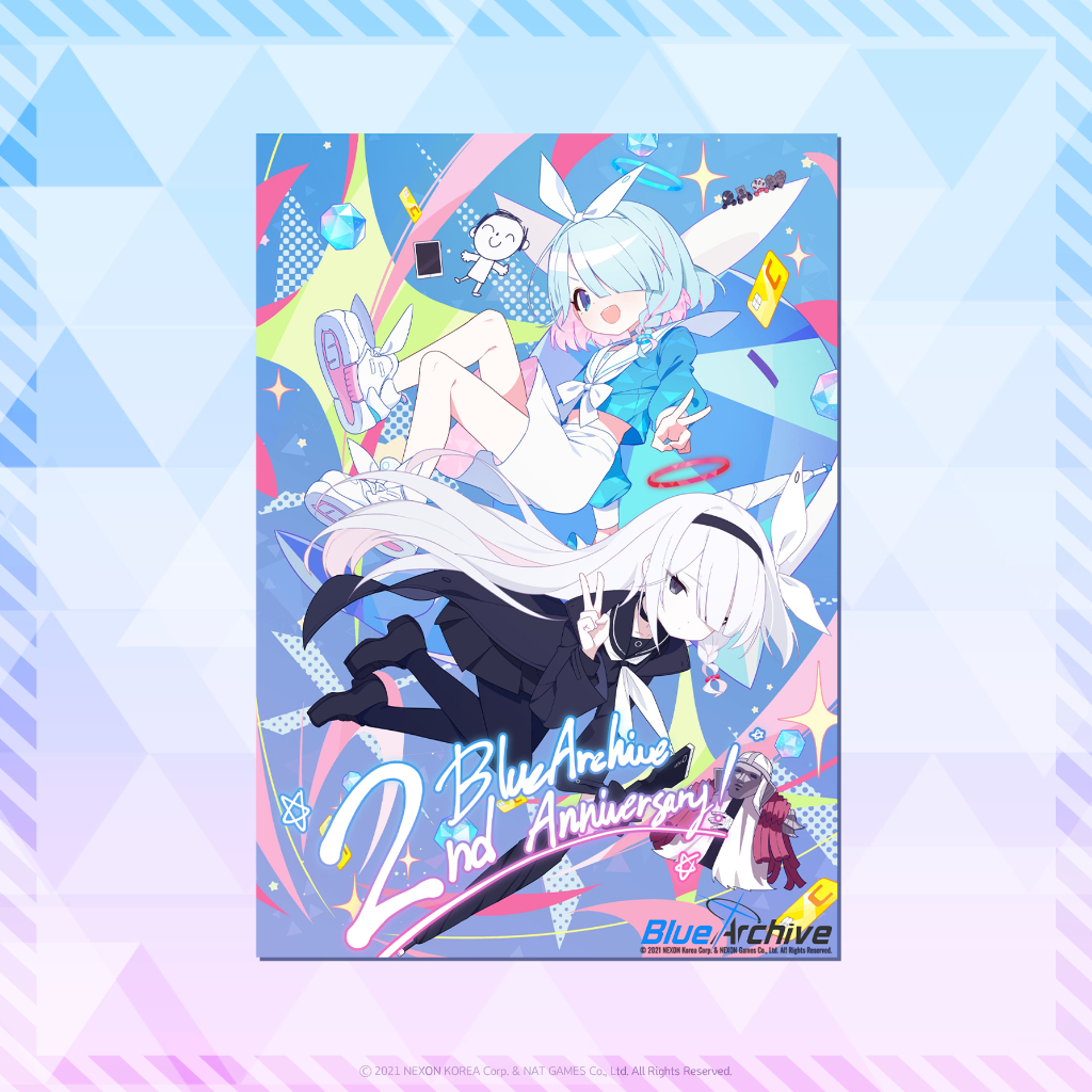 Poster A4 Blue Archive Anni 2nd years