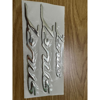 BỘ 3 TEM CHỮ JANUS 3D DẺO BẠC