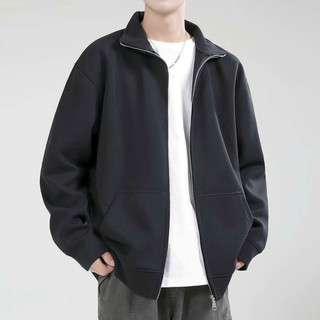  40-115KG Áo Khoác Cổ Lọ Nam Nữ Bigsize Hoodie Zip Unisex Khóa Kéo 