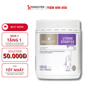 Bột Lysine Bio Island Lysine Úc cho bé