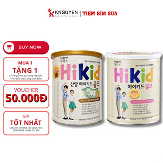 [Hàn] Sữa Hikid Vani, Dê tăng chiều cao đủ vị 600-650g [Chính Hãng - Tem Phương Linh]