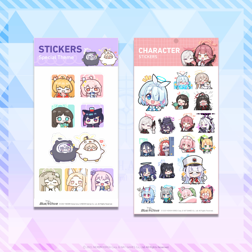 Sticker Blue Archive bản Official Digital Merch