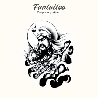  Hình Xăm Tạm Thời 15 Ngày Quan Vũ Chống Nước Chống Cọ Xát QVL09 