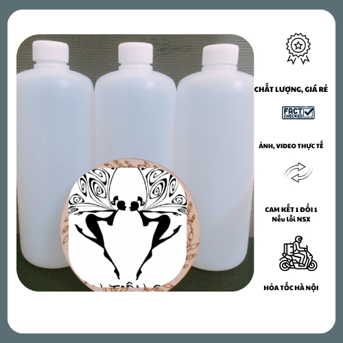 Chai nhựa mờ 1 lít - 1.2 lít nắp vặn nhỏ, chai rỗng tientienshop