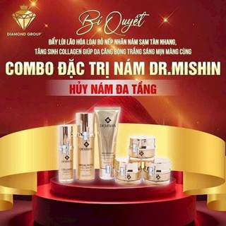 BỘ KEM NÁM VÀ TÀN NHANG DR MISHIN Nhập Khẩu Hàn Quốc hạn 2027 check mã QR