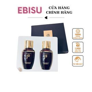  Bộ Nước hoa hồng và sữa dưỡng trẻ hoá da 10 năm  Whoo Hoàn lưu cao mini size_25ml 