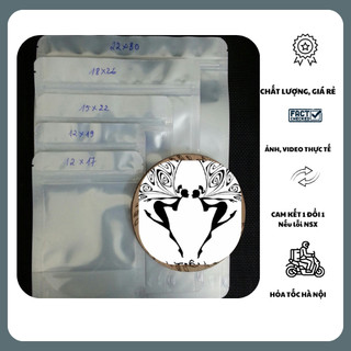 1kg Túi zip đáy đứng 1 mặt trong 1 mặt bạc đựng đồ tiện dụng tientienshop