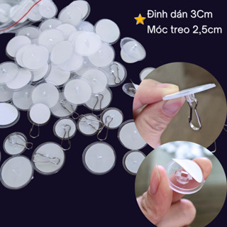 Đinh dán, móc treo phụ kiện trang trí lồng đèn tết nhanh gọn, dễ sử dụng