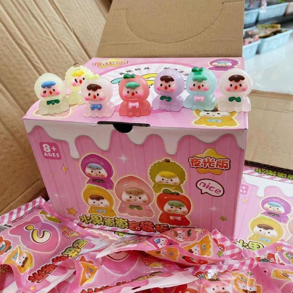 Hộp 32 túi mù moi moi, rùa babythree, crybaby, mộng kuromi full box túi mù rùa moimoi quà tặng cho b
