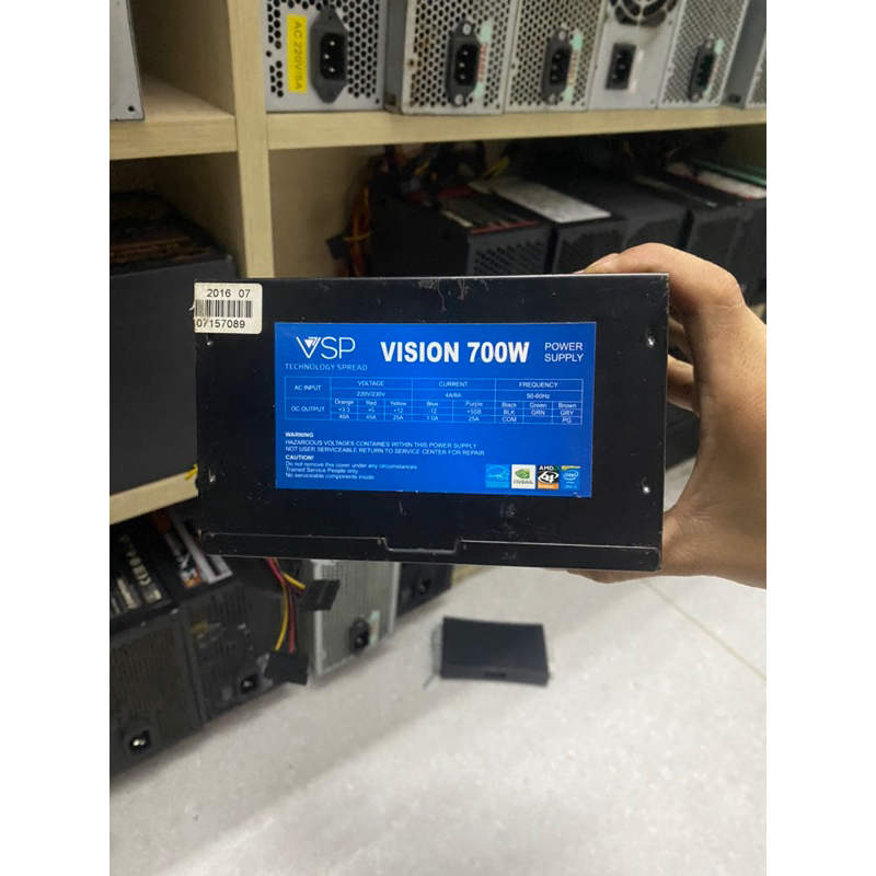 Nguồn VSP vision 700w - nguồn chính hãng công suất thực 300w
