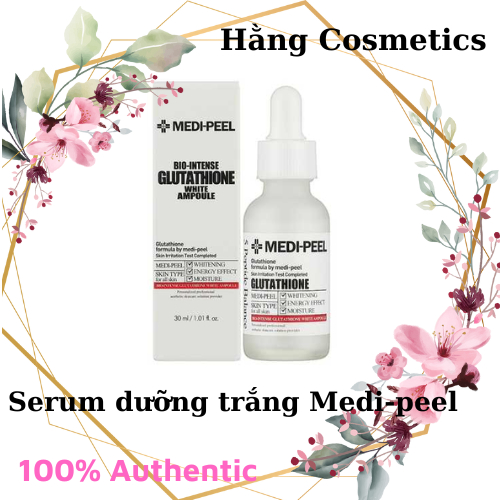 Tinh chất truyền trắng 𝗠𝗲𝗱𝗶-𝗣𝗲𝗲𝗹 𝗕𝗶𝗼-𝗜𝗻𝘁𝗲𝗻𝘀𝗲 𝗚𝗹𝘂𝘁𝗮𝘁𝗵𝗶𝗼𝗻𝗲 𝗪𝗵𝗶𝘁𝗲 𝗔𝗺𝗽𝗼𝘂𝗹𝗲 (30ml)