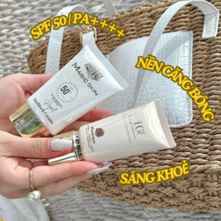  Combo Kem chống nắng và Kem nền CcuShion MAGIC SKIN 