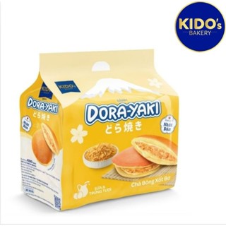 [ Giá Sỉ ] 4 túi Bánh Dora - Yaki Vị Chà Bông Xốt Bơ - Bánh Mỳ Tươi KiDo - Dorayaki - Bánh Rán Doremon