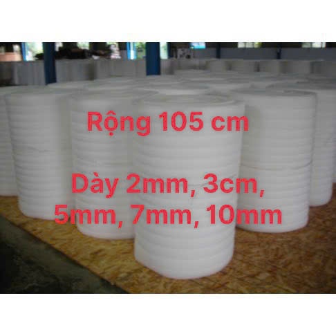 3m xốp foam gói hàng chống sốc dày 2mm, 3mm, 5mm, 7mm