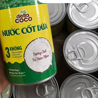 [chay/mặn][12 LON/ 24 LON] Nước cốt dừa Delta Coco Bienco (lon 400ml)