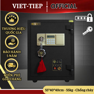   KHOÁ ĐIỆN TỬ_55Kg  Két sắt Chính hãng Cơ Khí Việt Tiệp Chống Cháy. Két bạc Thông minh dành cho Gia Đình - Doanh Nghiệp 