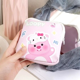 Túi đựng điện thoại mỹ phẩm son phấn dụng cụ học tập công việc Hello Kitty