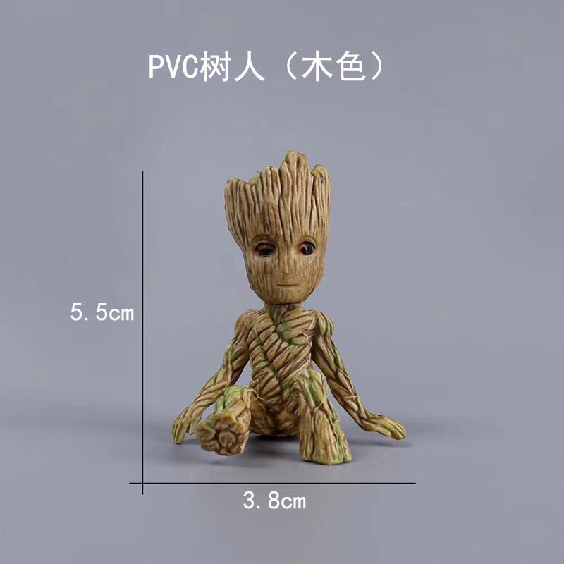 mô hình người cây groot decor terrarium