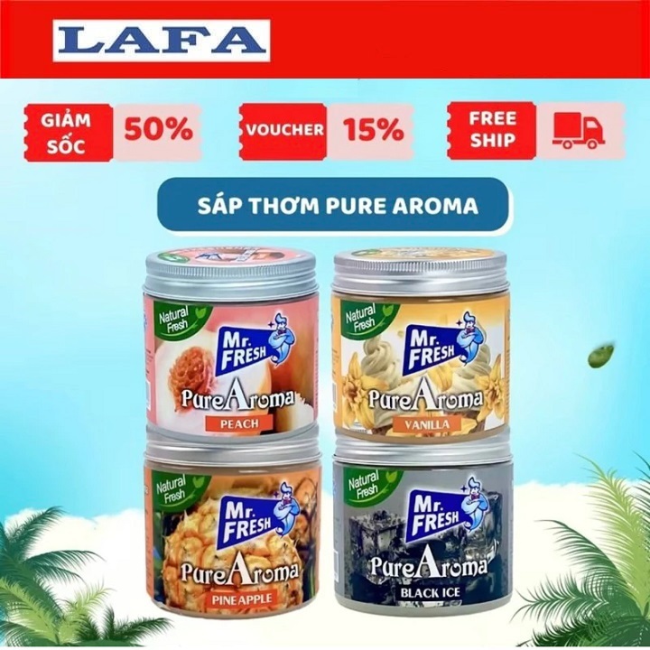 Hộp sáp thơm phòng khử mùi Mr. Fresh 230g