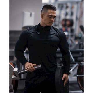 [ MẪU MỚI 2024] Áo Thun body Dài Tay Thể Thao, Tập Gym Nam G.Shark - Ken Store