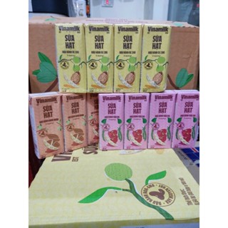 Sữa đậu nành Hạt Óc Chó/Hạnh Nhân Vinamilk vỉ 180ml [Mẫu Mới]