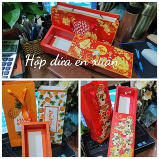  Hộp đựng bánh dứa nhiều mẫu 8-10 bánh  set 5 bộ  