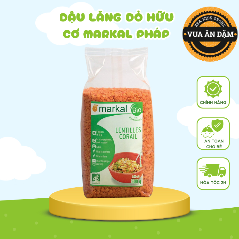 (Mới) Đậu lăng đỏ hữu cơ Arrowhead Mill / MARKAL PHÁP