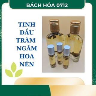 Tinh dầu tràm huế nguyên chất ngâm hoa nén cho bé đuổi muỗi tắm thoa chống gió 100ml