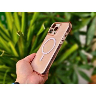 Ốp RAIGO INVERSE lưng cứng nhũ Kim tuyến từ tính nhận sạc không dây ip16 pro/ ip16 pro max
