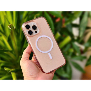 Ốp RAIGO INVERSE lưng cứng nhũ Kim tuyến từ tính nhận sạc không dây ip16 pro/ ip16 pro max