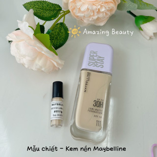 [CHIẾT] Kem Nền Bắt Sáng Super Lumi Matte 30H Che Phủ Siêu Nhẹ Mặt New York mẫu thử