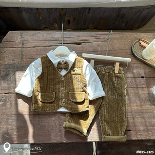 bộ vest dạ công tử cao cấp cho bé