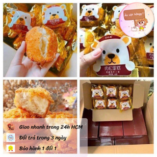 [VẬN CHUYỂ HOẢ TỐC] Hộp 30 bánh ruốc gấu chà bông siêu ngon