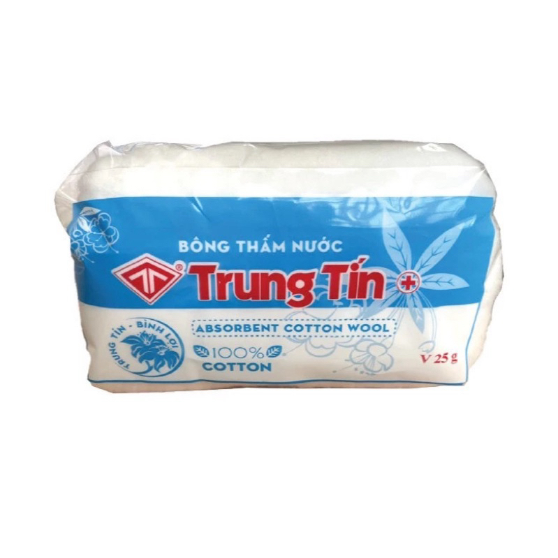 Sét 10 gói Bông gòn hút nước Trung Tín 5gr, 10gr