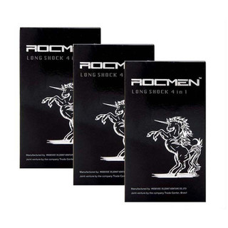 [CHÍNH HÃNG] Bao cao su ROCMEN ĐEN 4 IN 1