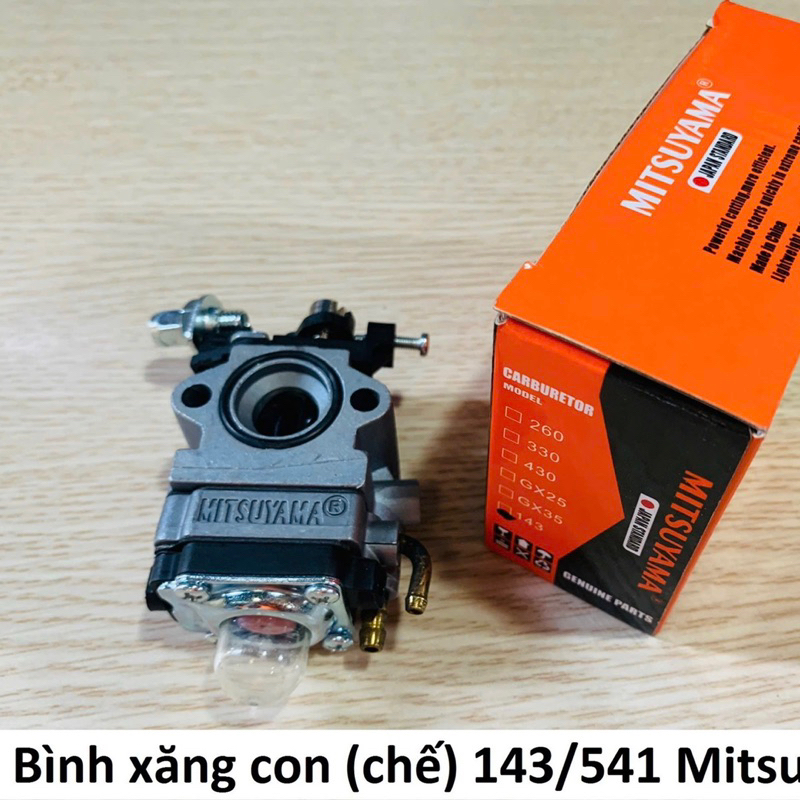 Bình xăng con(chế) 143/541 MITSUYAMA hàng chuẩn CTY