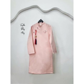 Áo dài nam thiết kế truyền thống trơn, vải tafta chuẩn form dáng nhiều màu