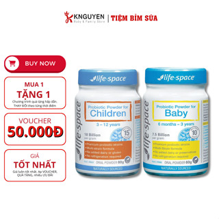 Men vi sinh Life Space Powder For Children ăn ngon,hỗ trợ tiêu hóa,tăng cường miễn dịch bé 3-12 tuổi