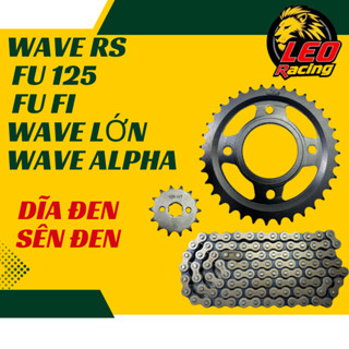 Bộ Nhông Sên Dĩa WAVE RS-FU125-WAVE ALPHA-WAVE S100-WAVE LỚN Thương Hiệu Fire Horse