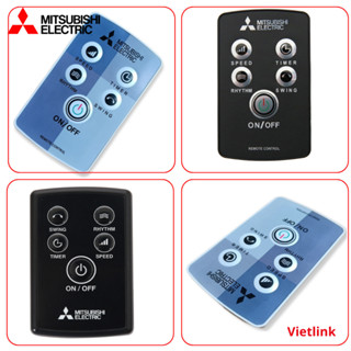 Điều khiển quạt Mitsubishi - Remote quạt Mitsubishi (Tặng pin mẫu xám)
