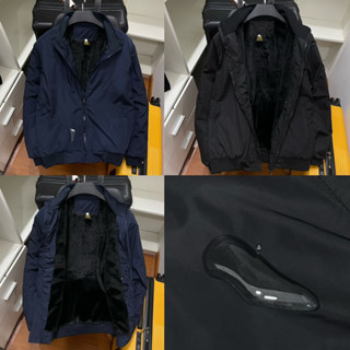 bigsize 50-115kg áo khoác nam lót lông vải dù gió Nhật chống nước cao cấp áo ấm mua đông áo phao nam