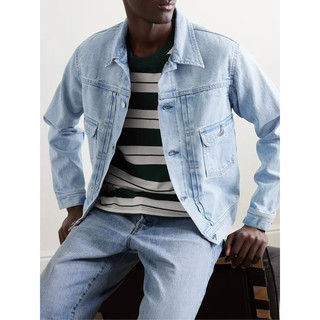 (𝑪𝒉𝒊́𝒏𝒉 𝒉𝒂̃𝒏𝒈) 𝐀́𝐨 𝐊𝐡𝐨𝐚́𝐜 𝐉𝐞𝐚𝐧𝐬 𝐍𝐚𝐦  Edwin Backdoor xuất Nhật(Edwin Denim Jacket)