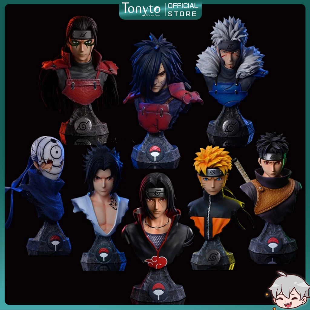 Mô Hình Naruto Tượng Bán Thân Kakashi, Madara, Tsunade, Sasuke, Obito, Itachi, Kakashi, Naruto